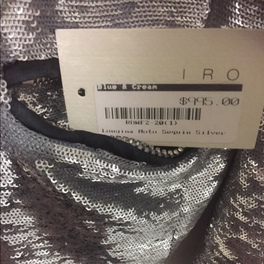 IRO Sequin Moto Jacket - Picture 6 of 7